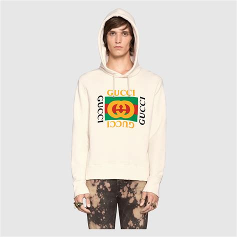 vintage gucci pullover|oversize sweatshirt with gucci print.